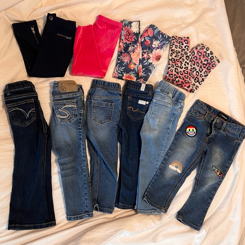 2T Designer Jeans & Leggings Lot
